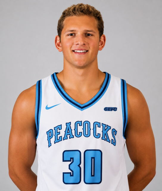 Joe Bean headshot in Upper Iowa University jersey